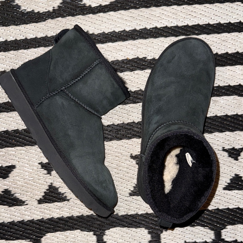 Black Uggs Classic Mini